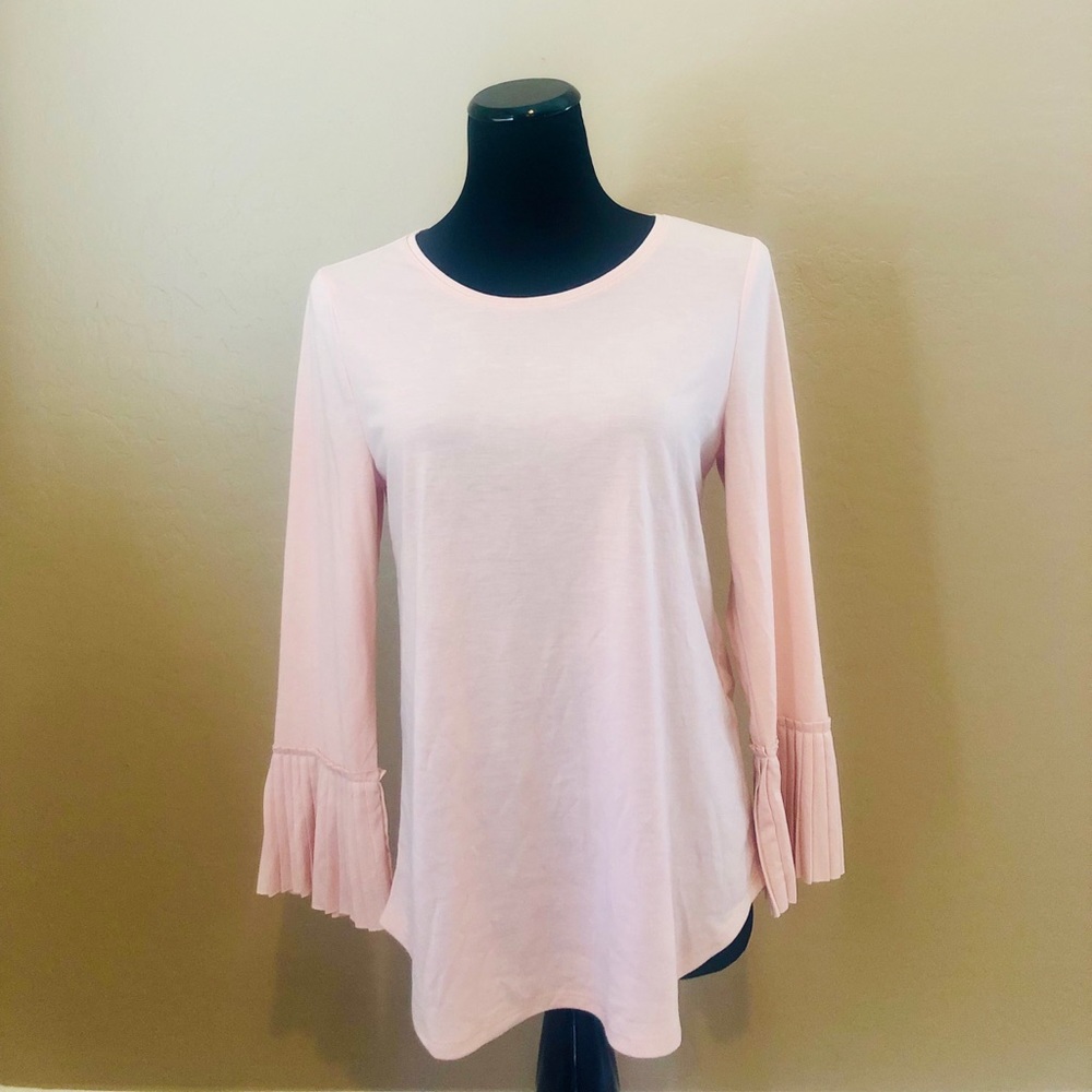 Chico’s Pleat detail top (s)